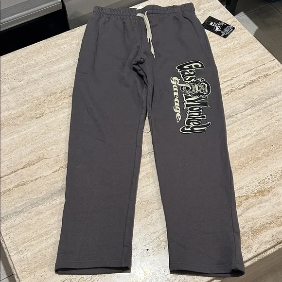 NEW 🆕 Gas Monkey Garage Grey Graphic Jogging Sweatpants size S - Picture 2 of 6